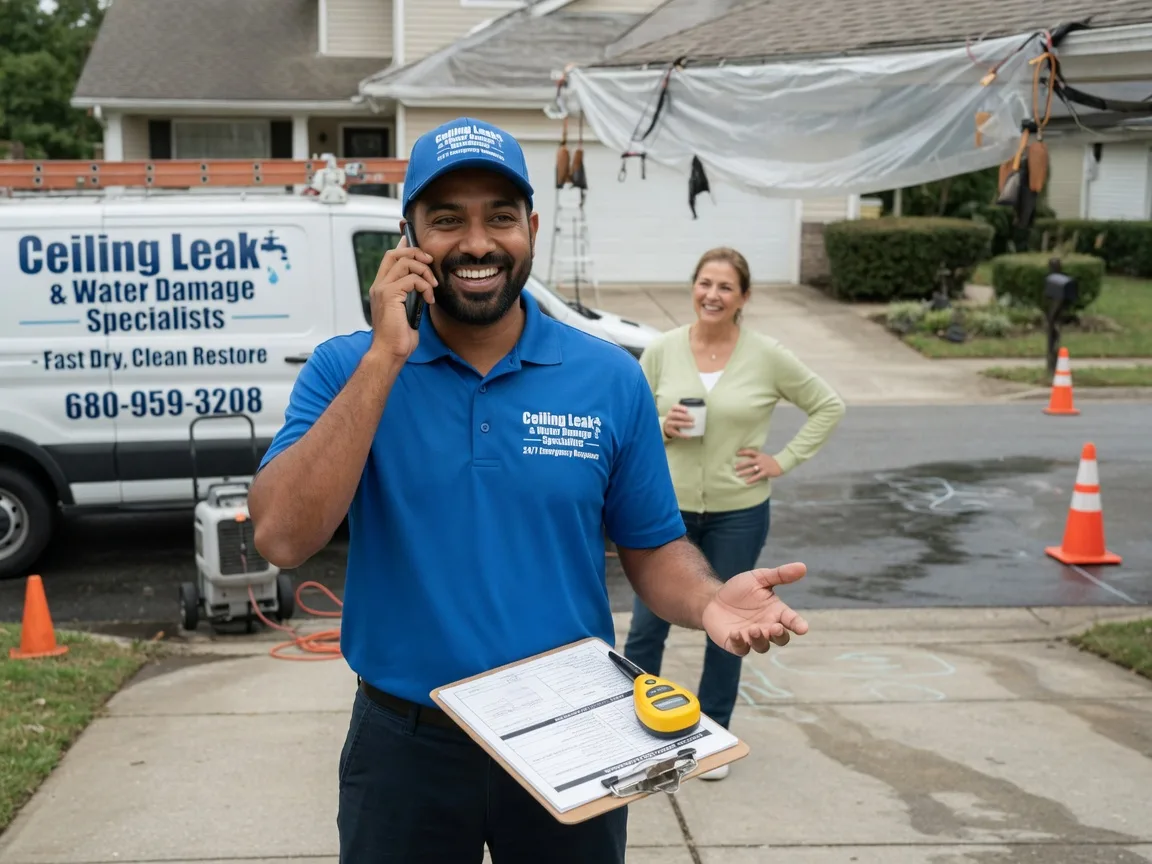 Ceiling Leak Cleanup Gravette, AR FAQs